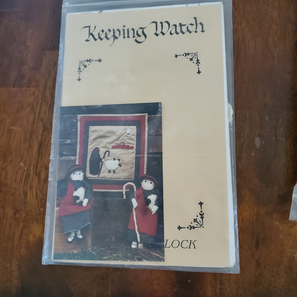 Sew Wonderful Dream Keeping Watch Pattern Shepherd Boy Doll Mini Quilt Primitive
